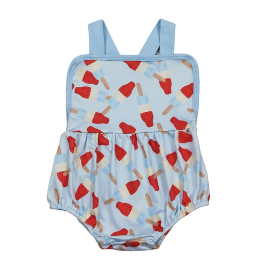 blue rocket popsicle strap bubble
