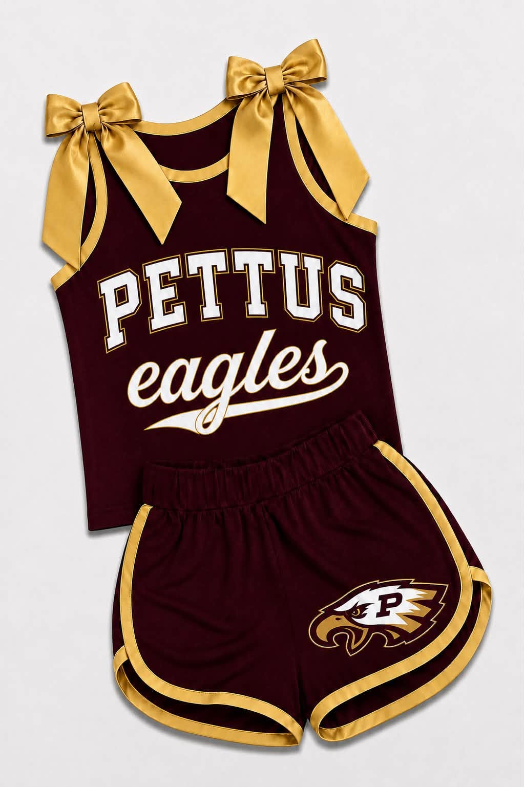 Custom order MOQ 5 Eagles Football Team Cheer Sets