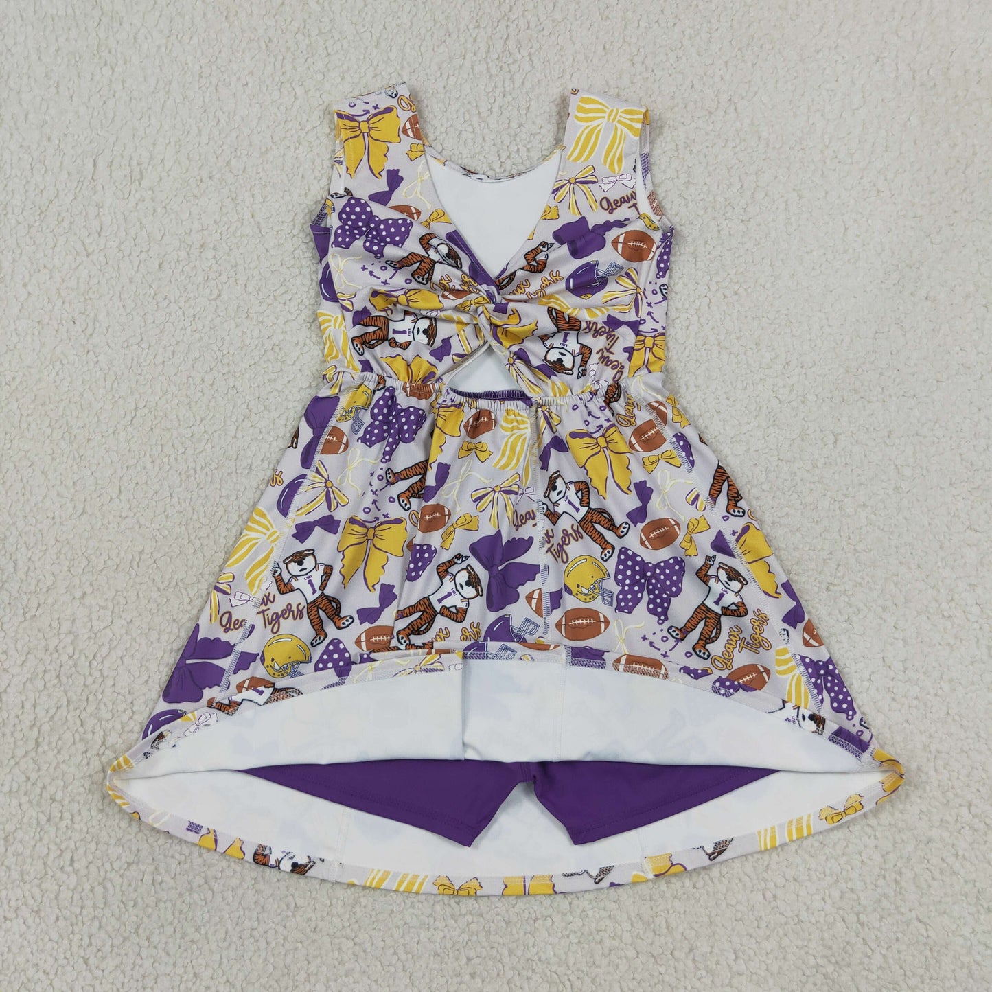 tigers football athletic skort dress