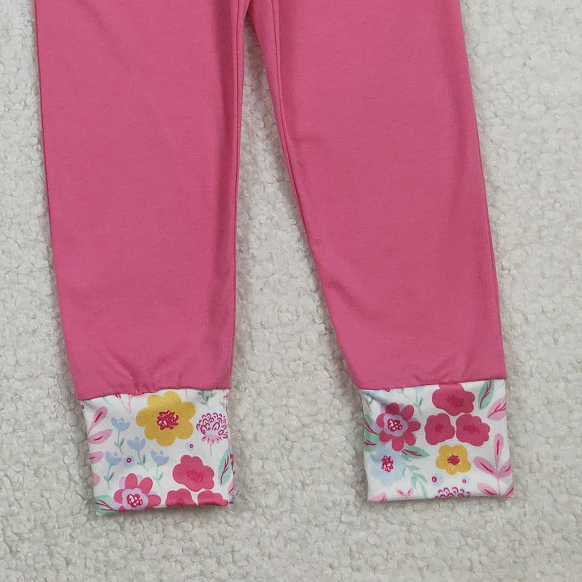 Baby Girls Colorful Flowers Pullover Zip Pocket Jogger Pants Set Cute Baby Outfit Toddler Girls Clothing Set
