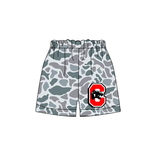 Custom order Alexis  team panther camo shorts