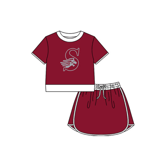 Custom order Alexis team lions girl skort set