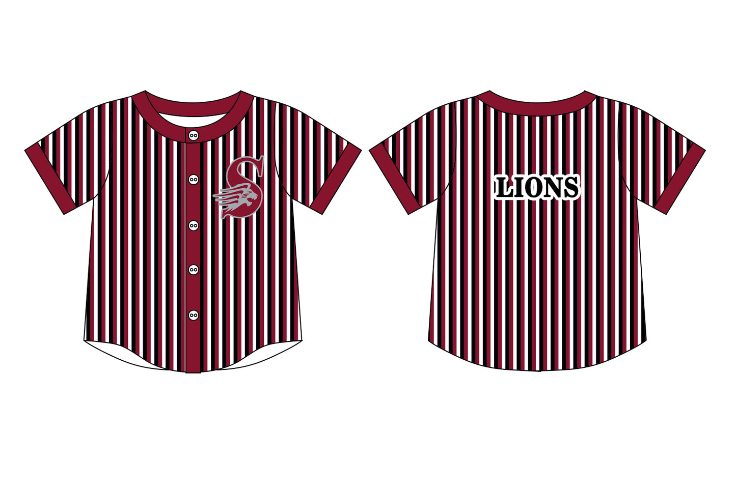 Custom order Alexis team lions boy t-shirt