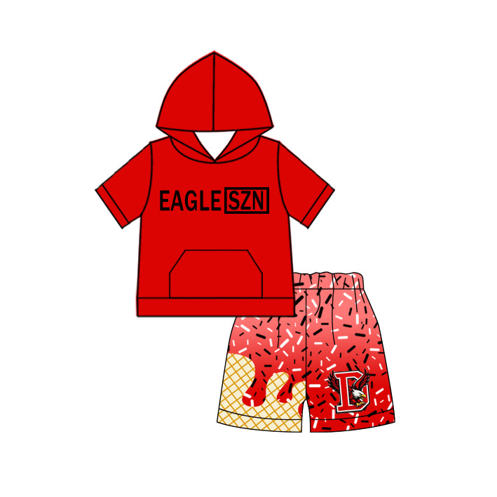 Custom order Alexis team eagle hoodie shorts set