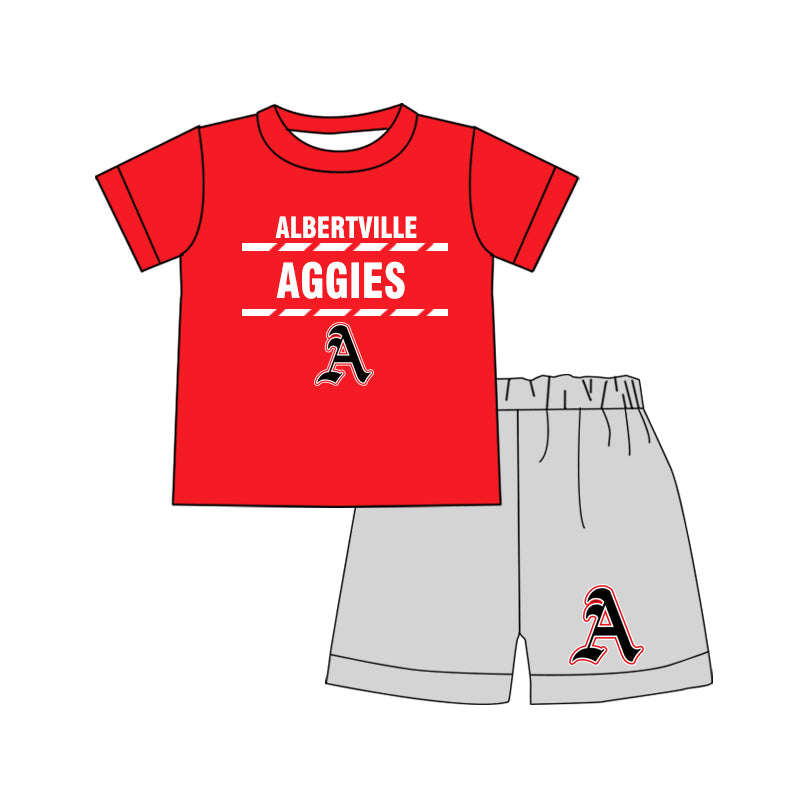 Custom order Alexis team A boy shorts set