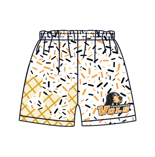 MOQ 3 pcs  ice cream sprinkle boys team shorts