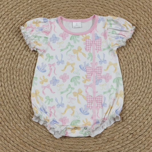 SR3672 colorful coquette bubble romper baby girl clothes