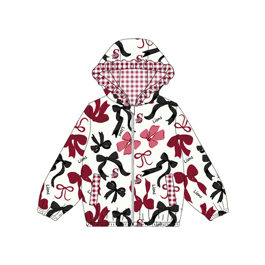 Custom order Alexis team lions girl zip hoodie coat