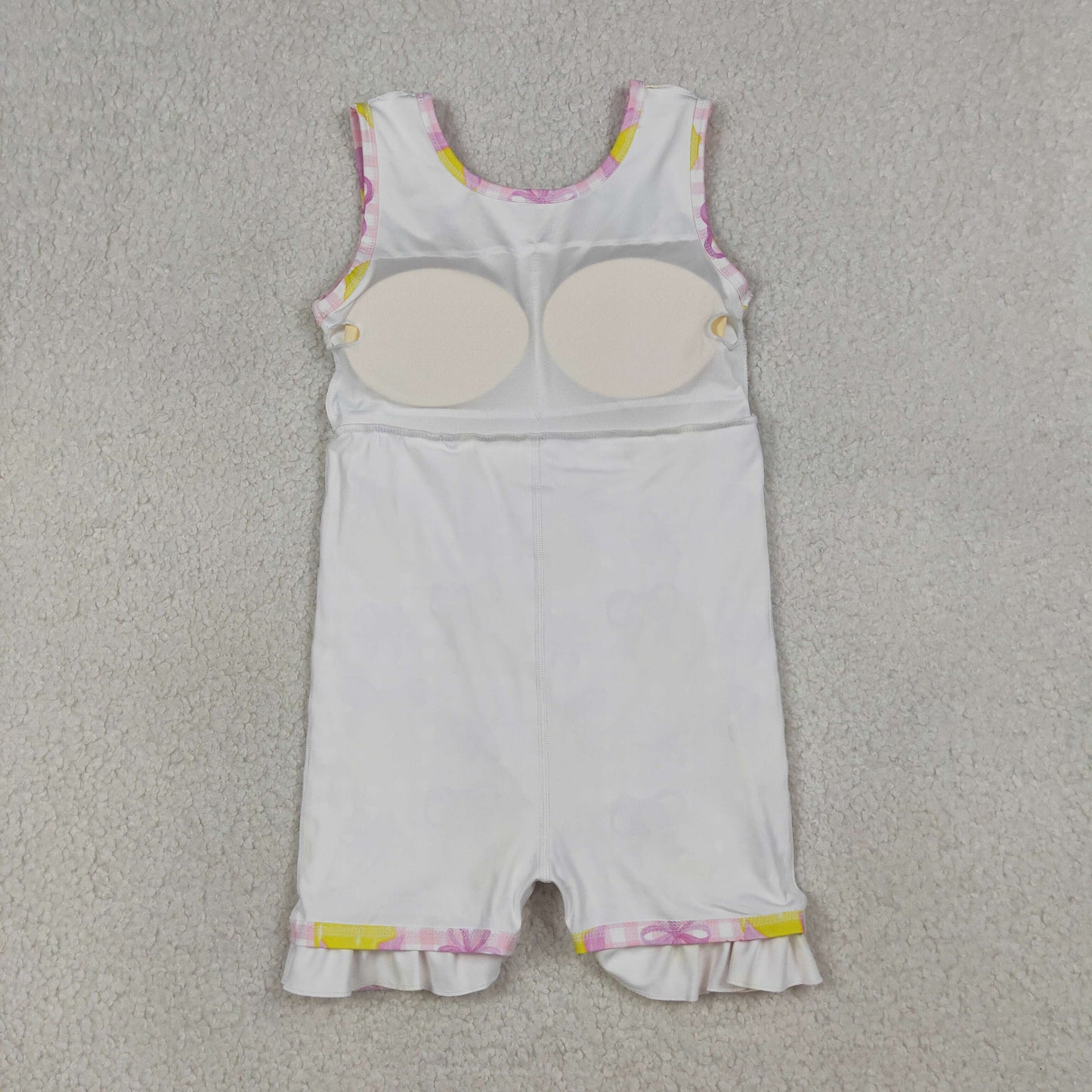 pink bow lemon ruffle athletic dress