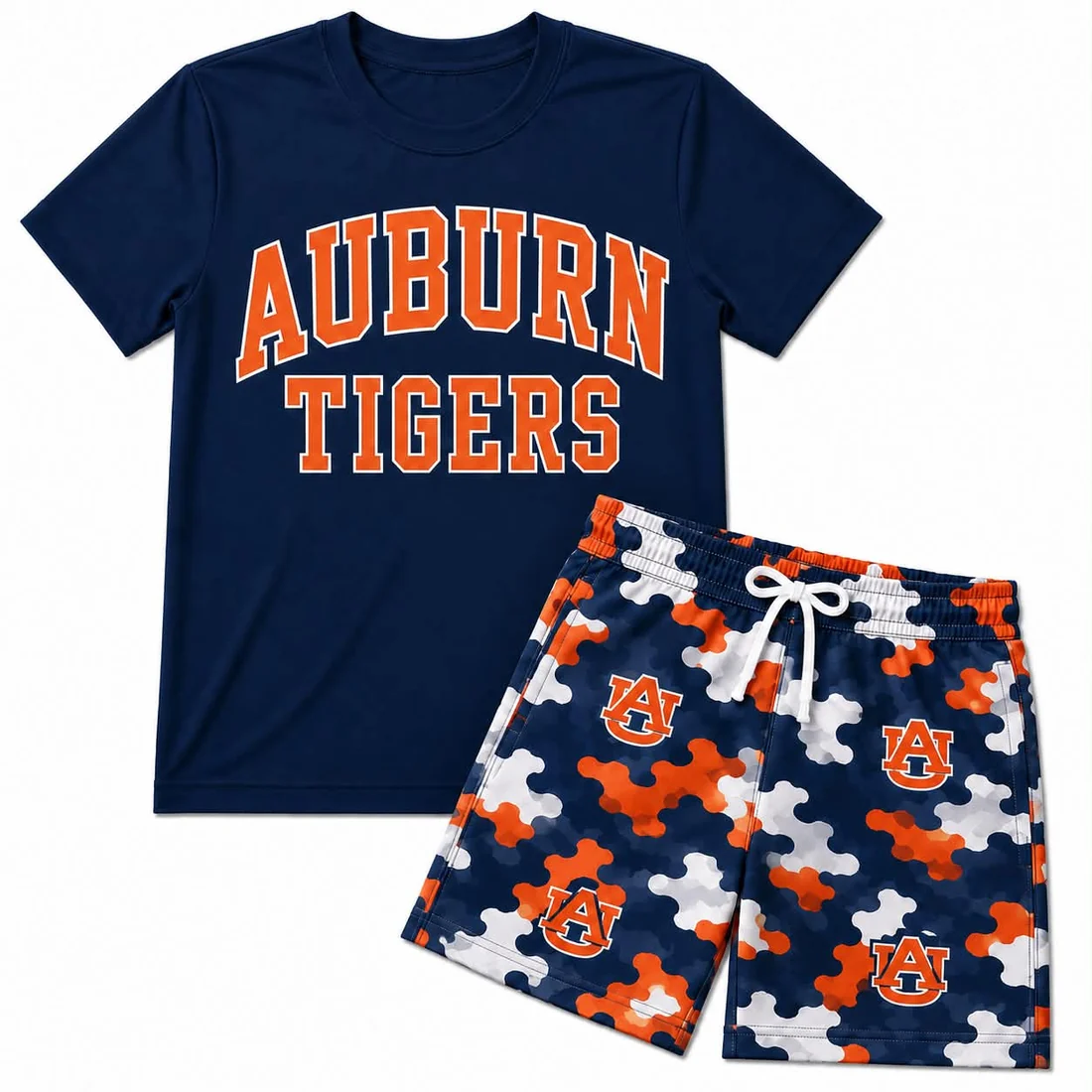 Custom order MOQ 3 Baby Boys Auburn Top Short Team Clothes Sets