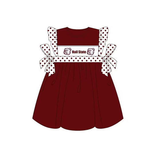 Custom HS baby girl dress MOQ3