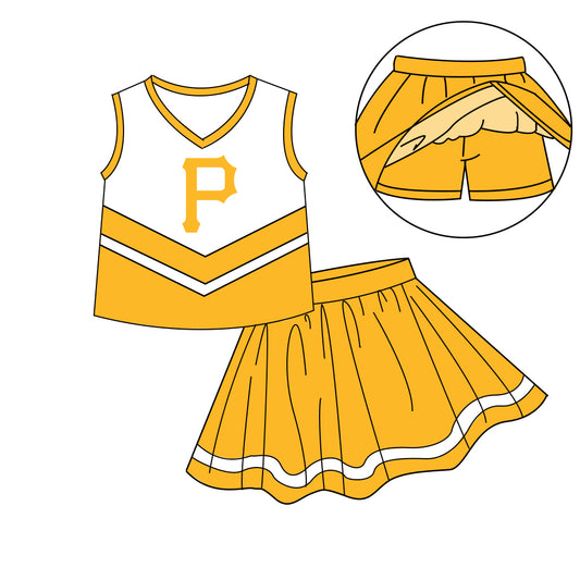 Custom baby girls Cheerleading dress set MOQ3 D 7.9
