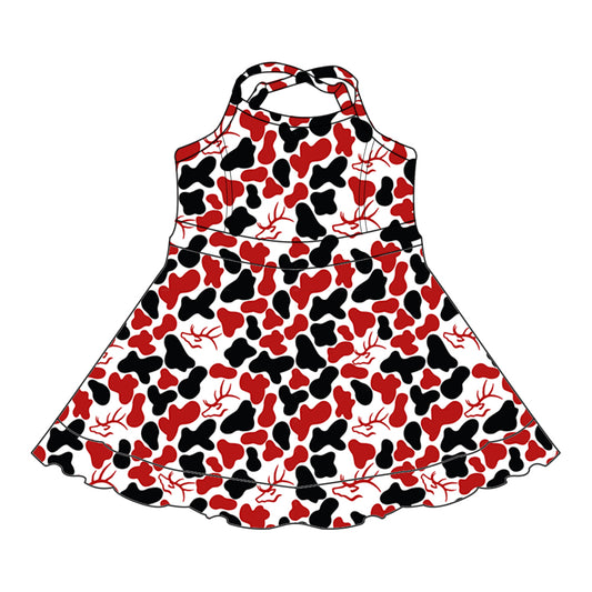 Custom Baby Girls Burleson Elks team dress D 8.4