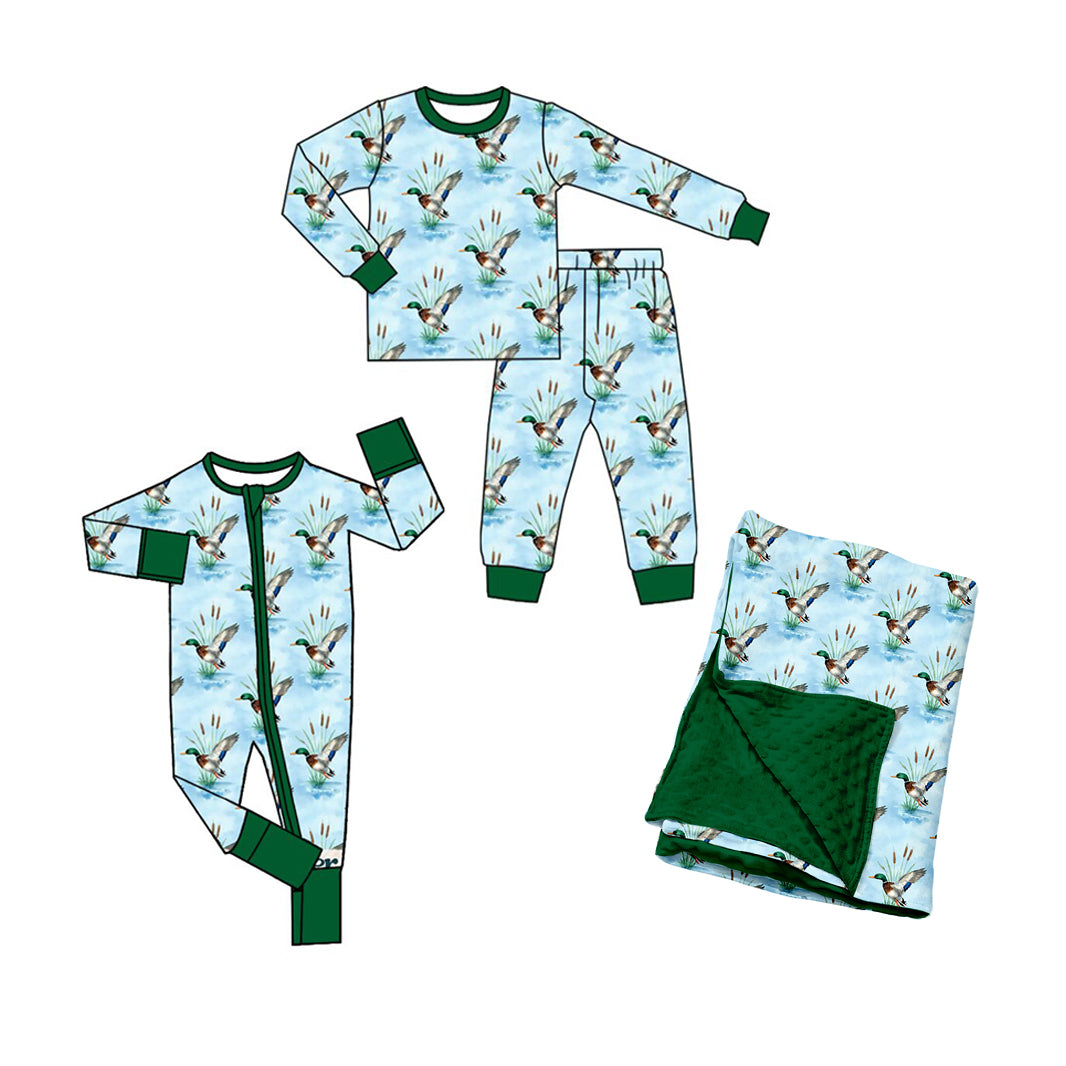 Pre order mallard print boy sibling clothing