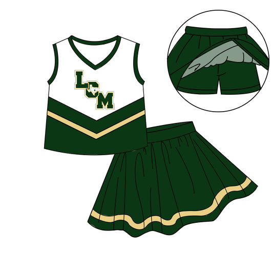 Custom  baby girls Cheerleading dress set     MOQ3  D 7.9