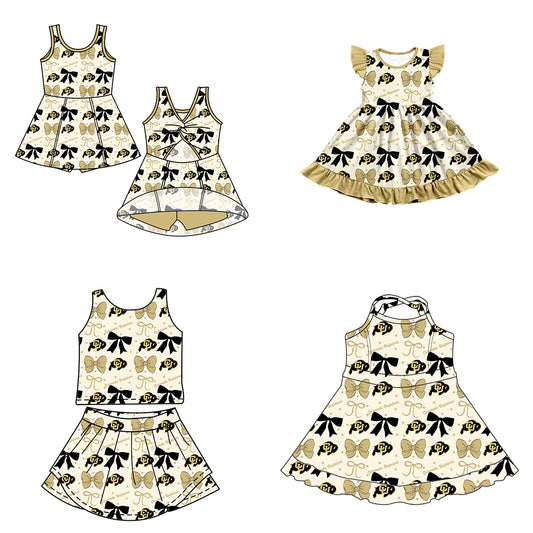 Custom  baby girl  C team dress set   D 6.24