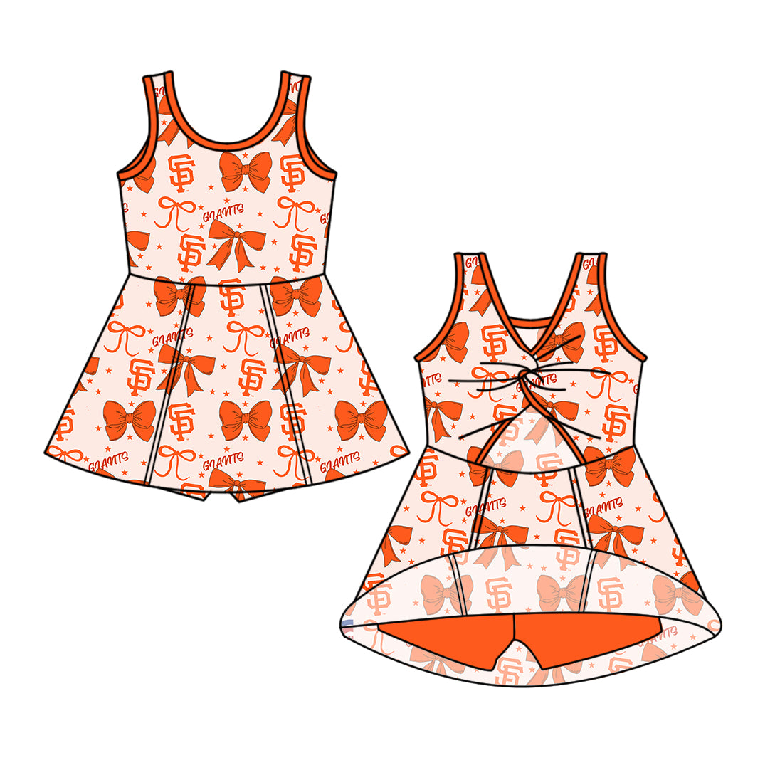 Custom match SAN FRANCISCO GIANTS baby girls clothes   D 6.17
