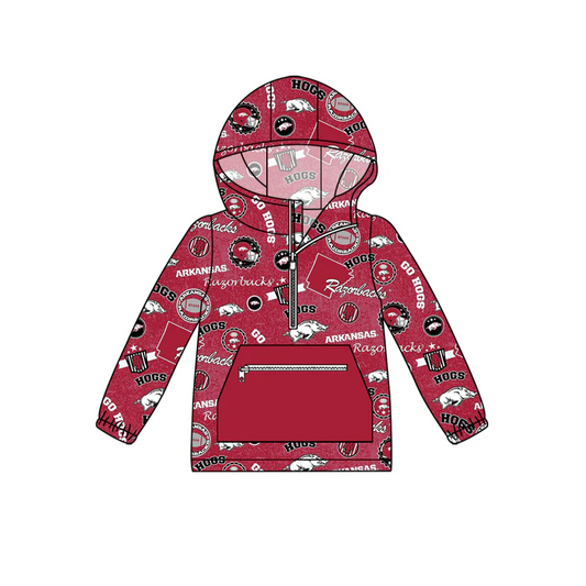 Custom Baby Boys Arkansas Team Long Top D 7.3