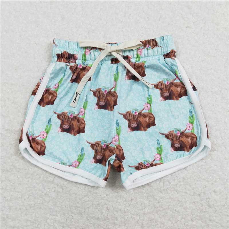Match  Baby Girls Fashion Cowgirls Western Shorts