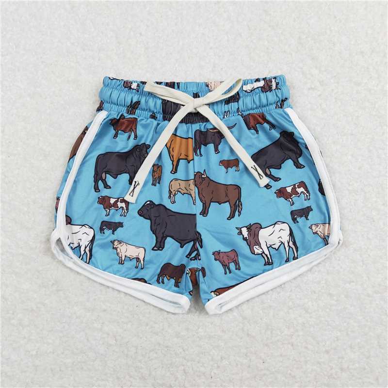 Match  Baby Girls Fashion Cowgirls Western Shorts