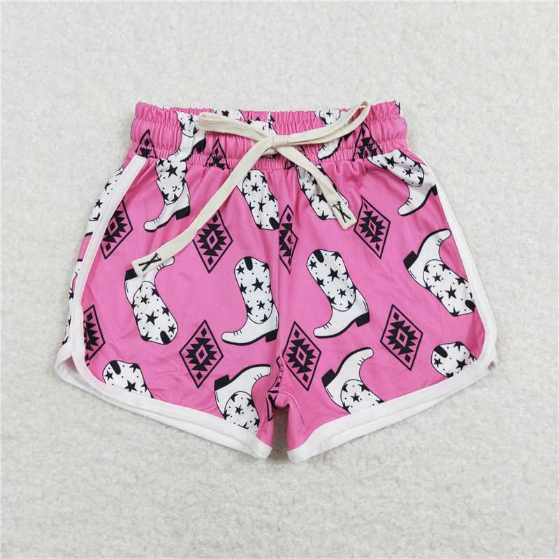 Match  Baby Girls Fashion Cowgirls Western Shorts