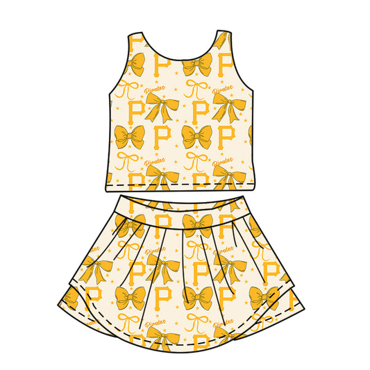 Custom  baby girl P team dress set  D 6.23