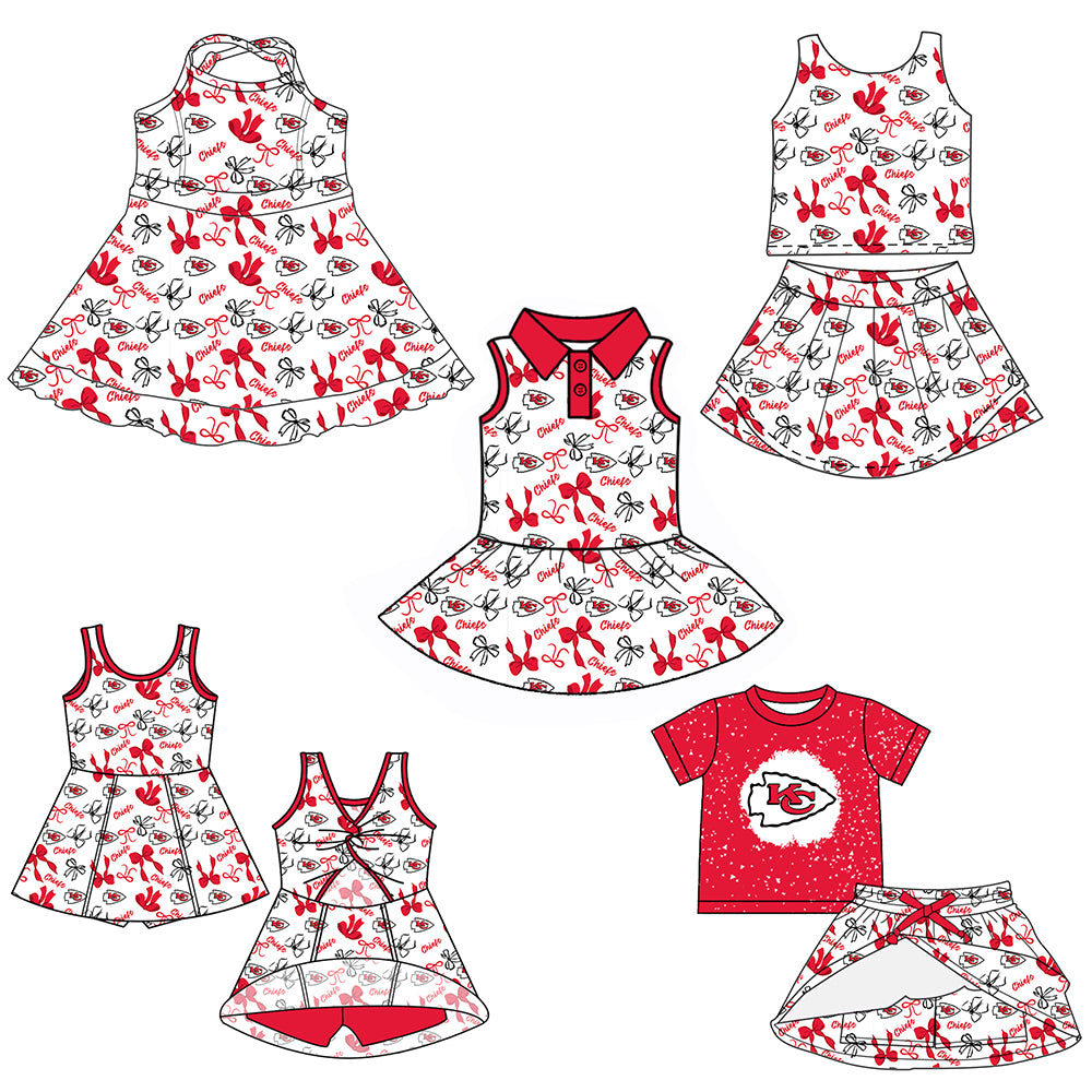 Custom Baby Girls team dress set   D 6.5