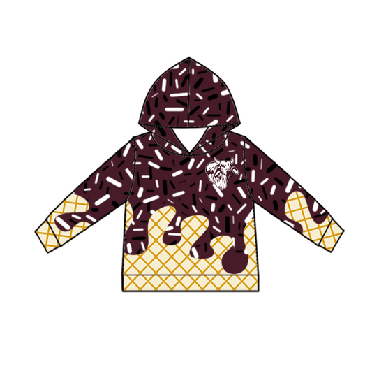 Custom Baby Boys Hallettsville Brahmas Team Long Top D 7.23