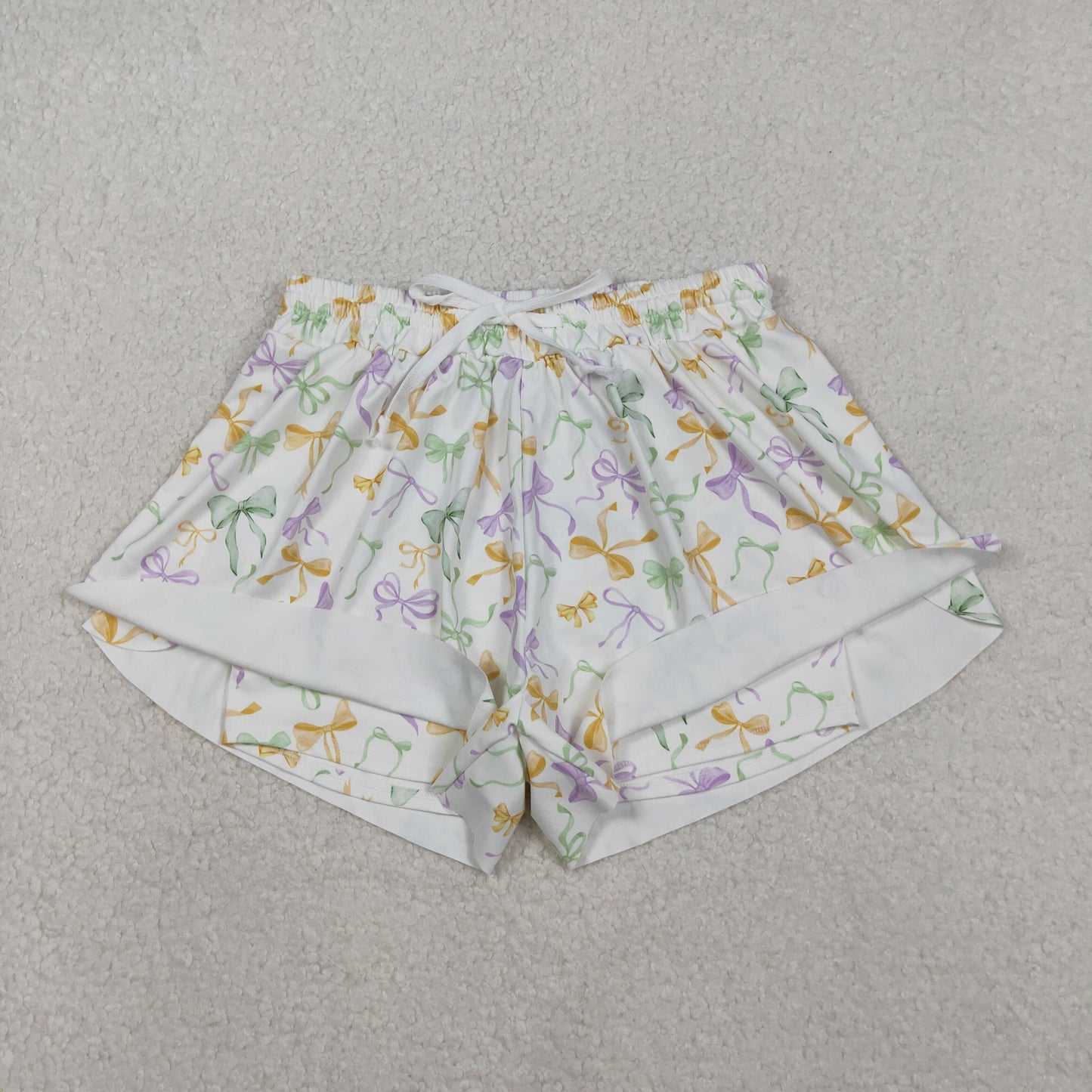 mardi gras coquette athletic shorts women activewear