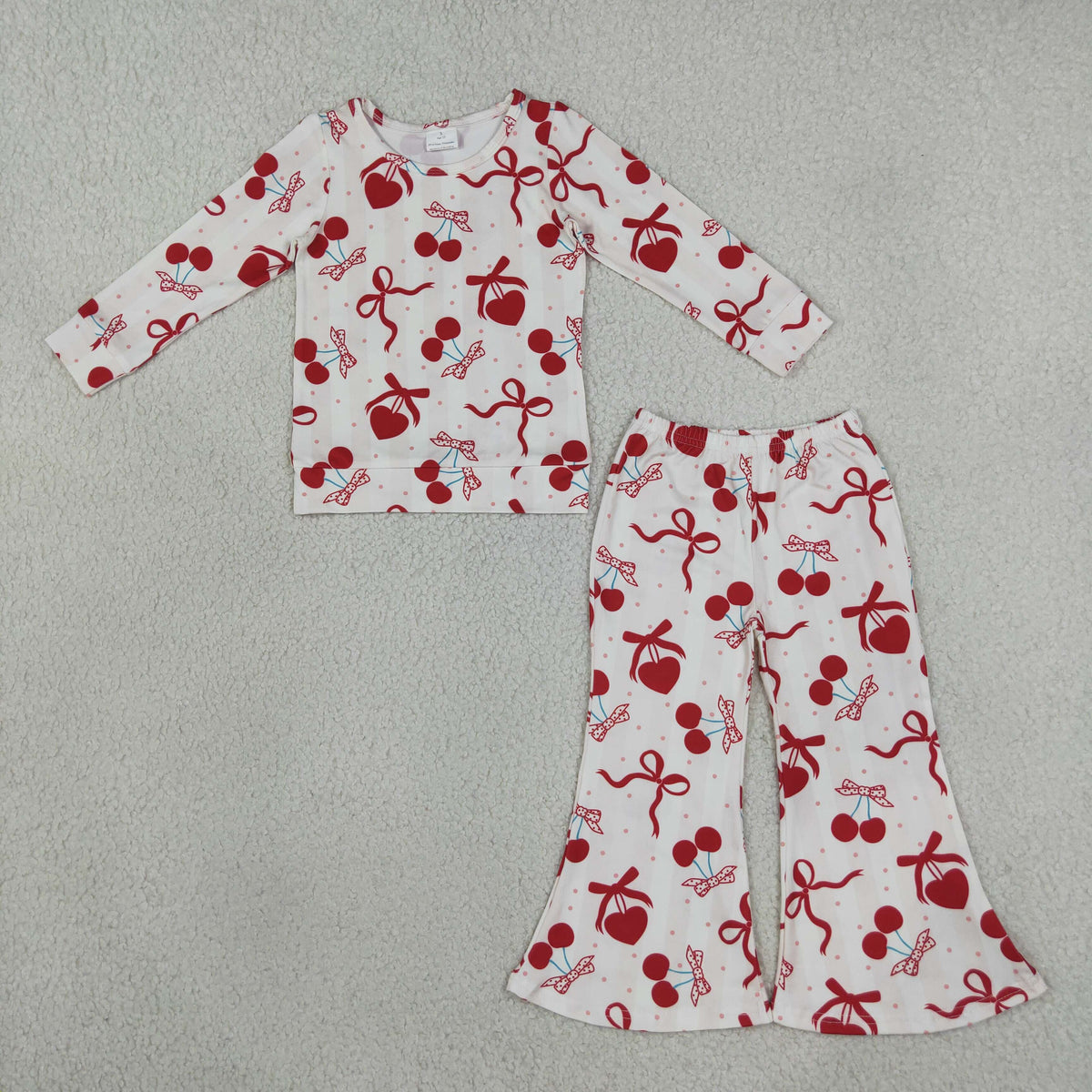 GLP3636 red bow berry belle pants set