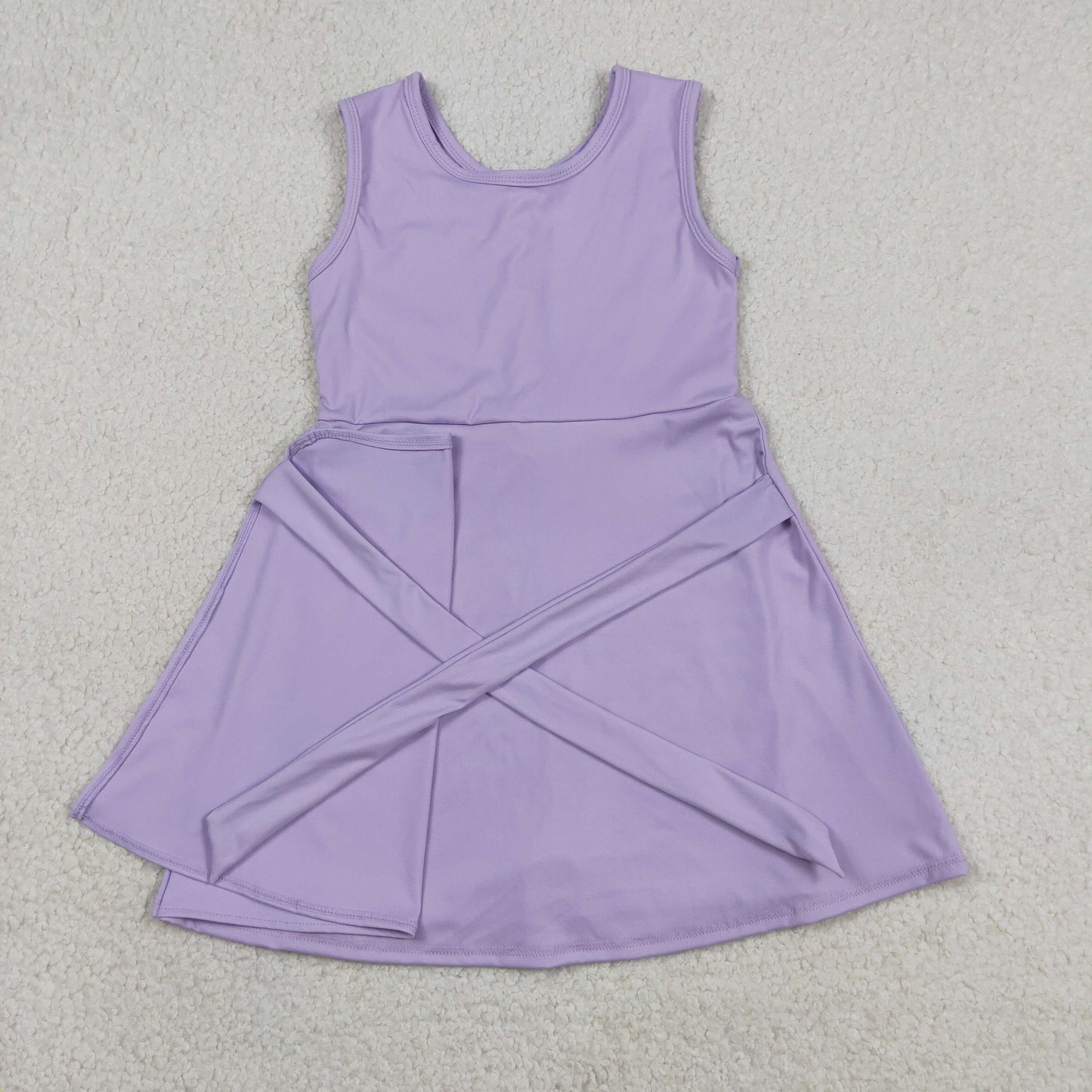 solid purple athletic skort dress