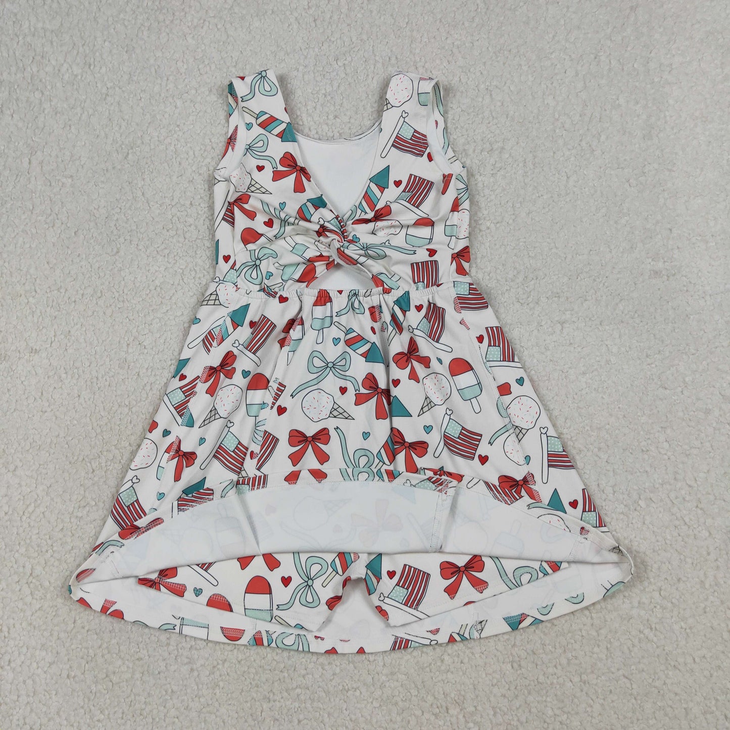 GSD3750 patriotic athletic dress active skort dress