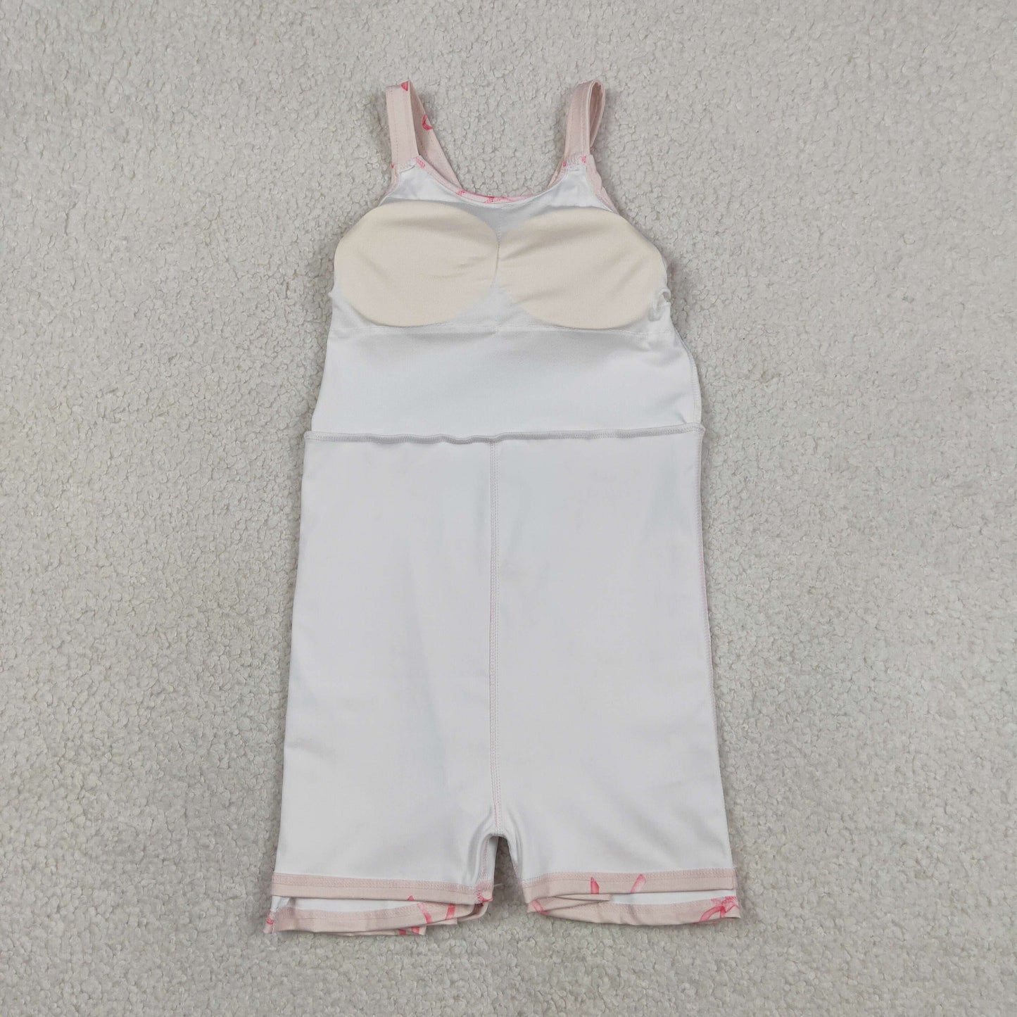 strap pink bow coquette athletic skort dress