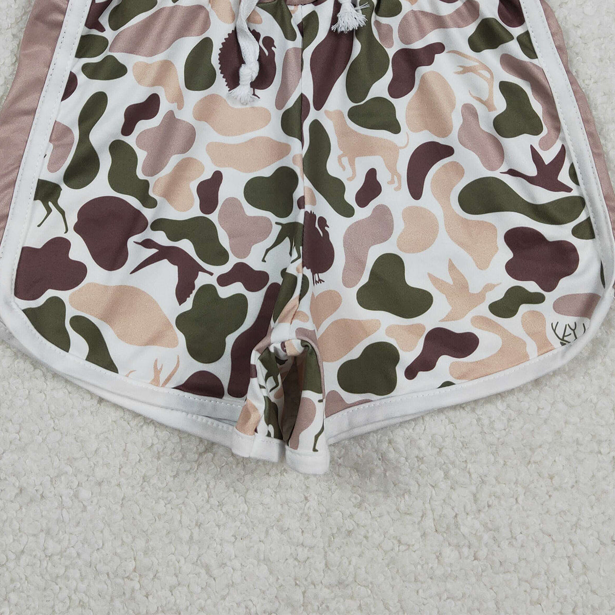 Baby Girls Camo Hunting Shorts Southern Ducks Dogs Deer Print Bottoms for Little Girls Baby Girl's Camouflage Clothing