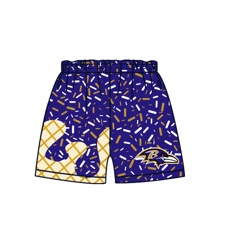 Custom  Baby Boys Team RAvENS Sports Shorts D 6.30