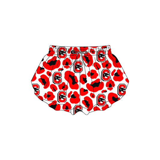 Custom order Alexis  team panther butterfly shorts