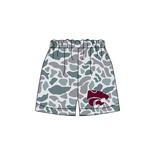 Custom order Alexis  team wildcat camo shorts