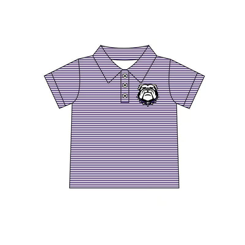 Custom order Alexis  team bulldog ADULT Men polo