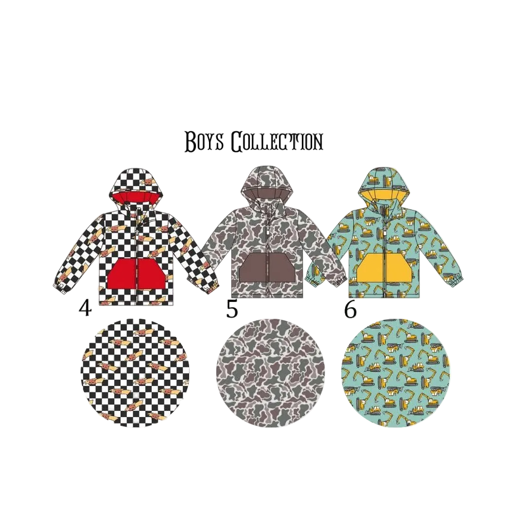 MOQ 5 one items Tat 6-7weeks boys jacket