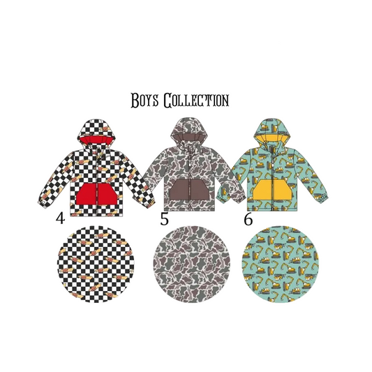 MOQ 5 one items Tat 6-7weeks boys jacket