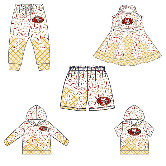 Custom match  49ERS baby girls boys team styles  D 6.18