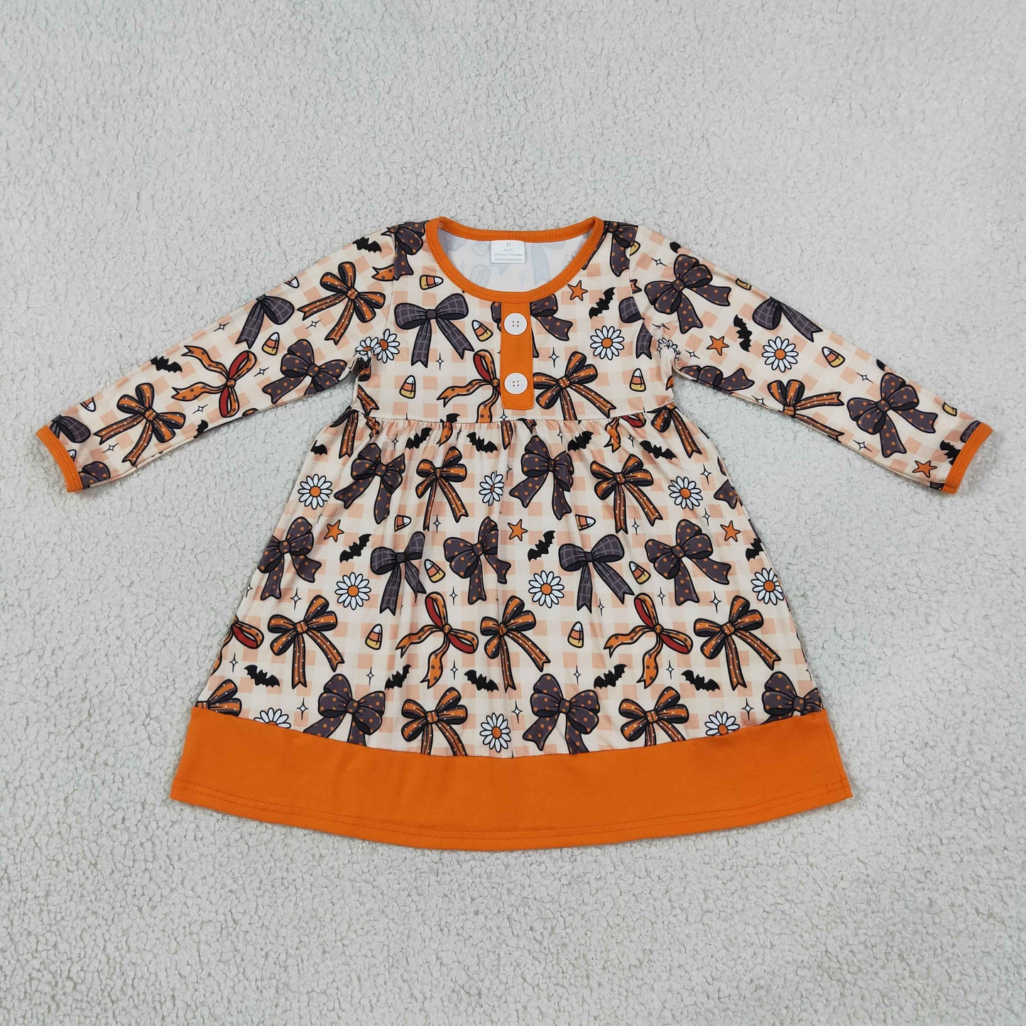 halloween coquette bow dress