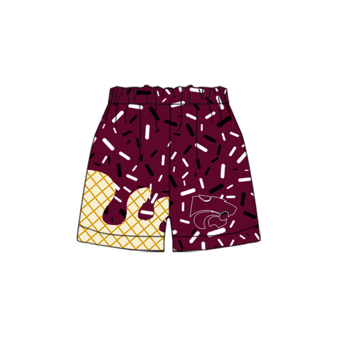 Custom order Alexis  team wildcat drip shorts