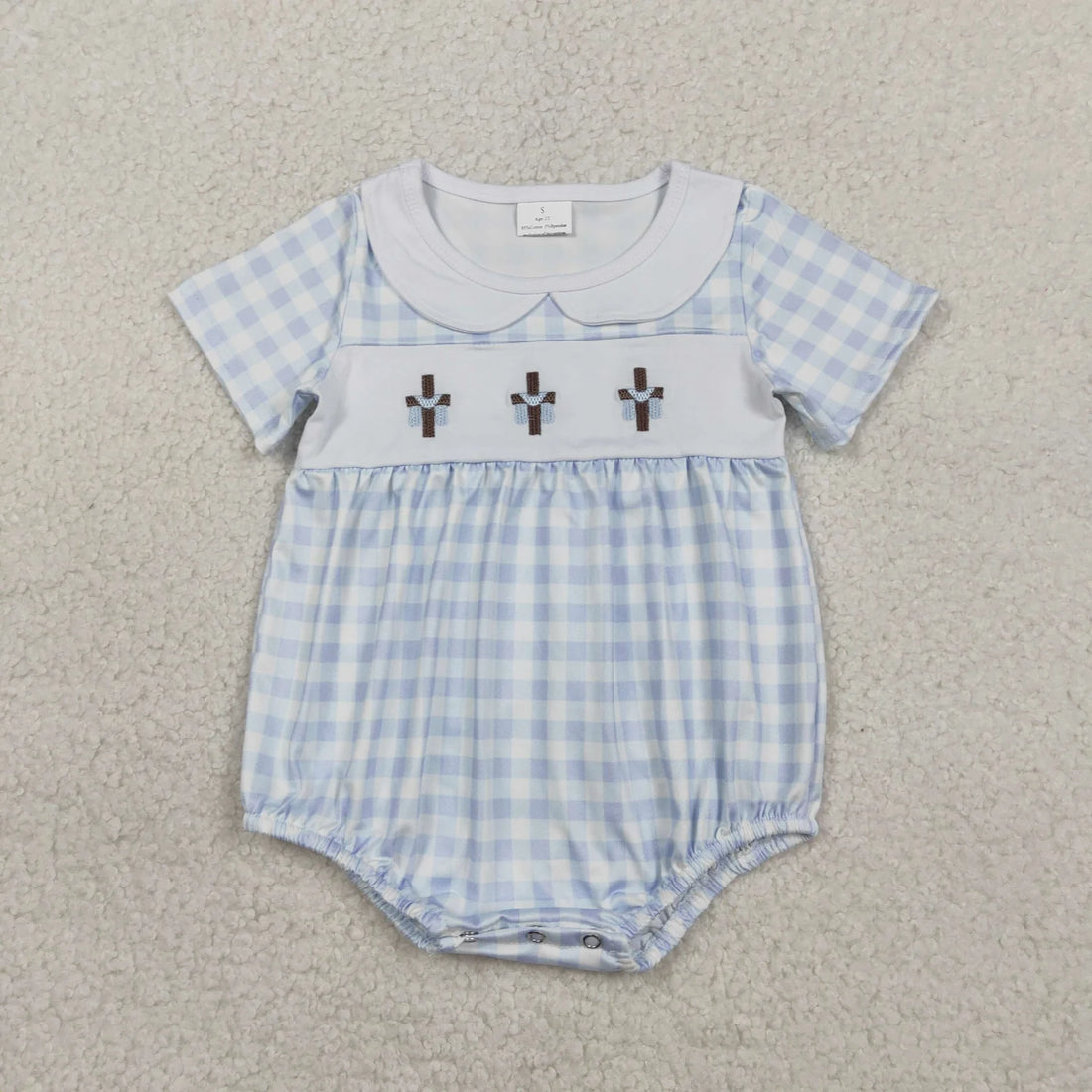 Sibling easter cross romper and dress