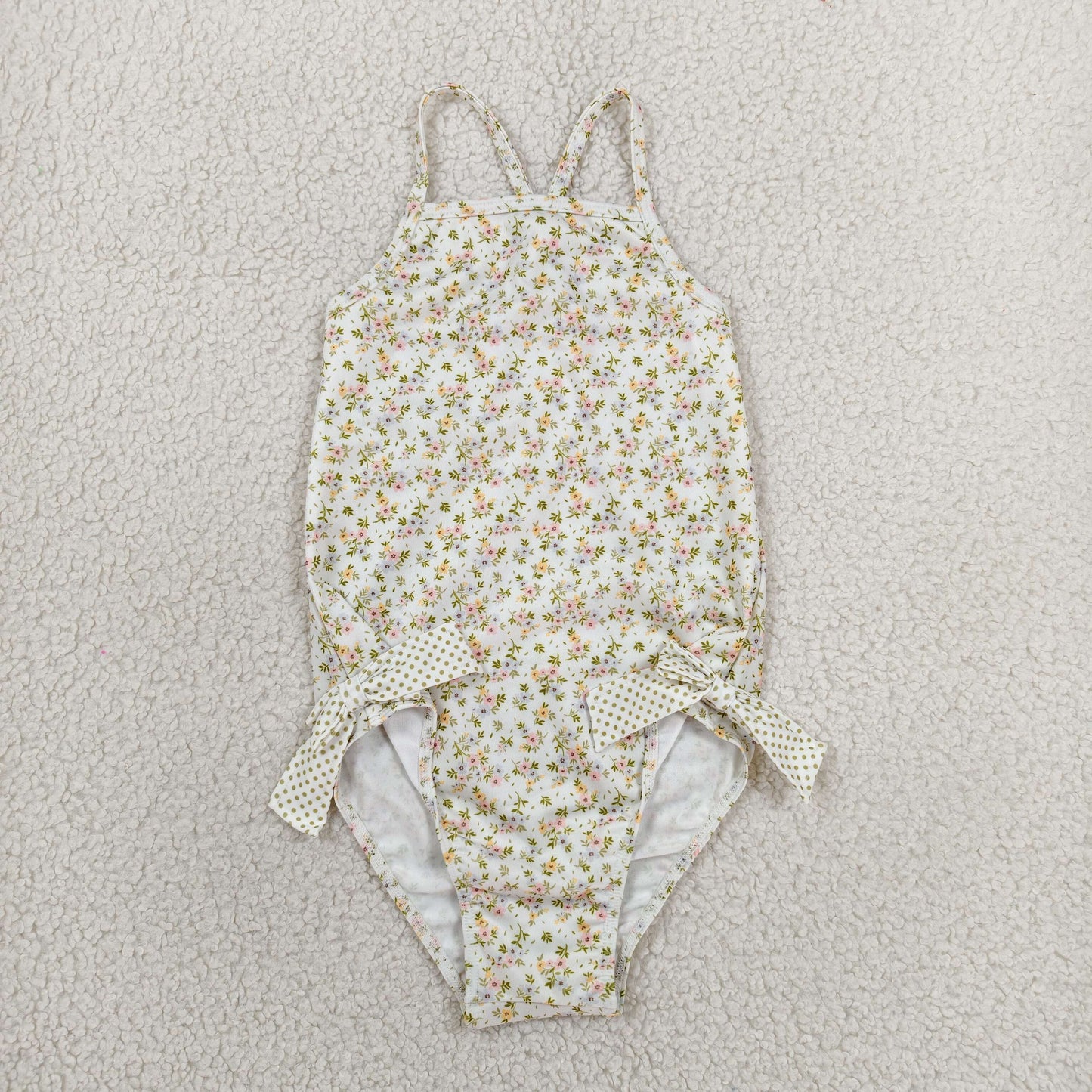 one pieces floral swimsuit for girl