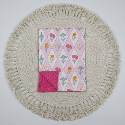Diamond Wildflower Floral Blanket