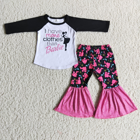 6 A28-13 Pink printed two-piece set