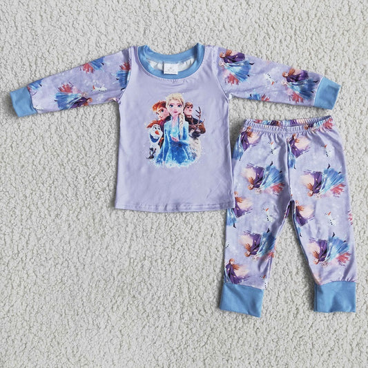 6 A9-1 Princess Purple Pajama Set