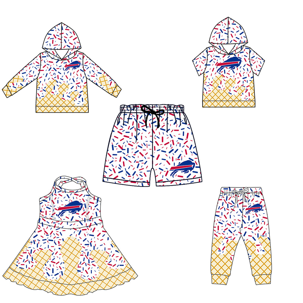 Custom BILLS boys team shorts D 6.11