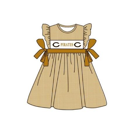 Custom P baby girl dress  MOQ3